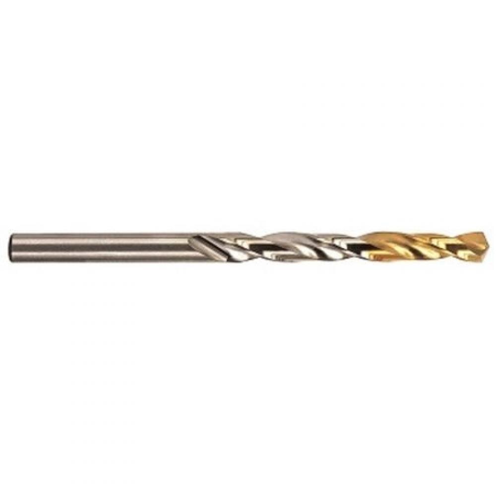 7/16 x 4-1/16 x 5-1/2 HSS(M42) JOBBERS LENGTH STRAIGHT SHANK GOLD-P DRILLS (5PCS)