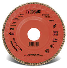 CGW Abrasives 42965 - Plastic Backing Flap Discs