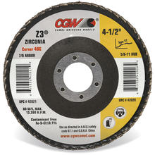 CGW Abrasives 42022 - Z3 Corner Flap Discs