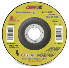 CGW Abrasives 45046 - Thin Reinforced Cut-Off Wheels