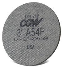 CGW Abrasives 49558 - Cotton Fiber Quick Change Discs - Roll On