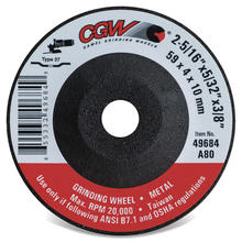 CGW Abrasives 49684 - Mini Depressed Center Grinding Wheels