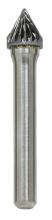 Sowa Tool 170-184 - STM SJ-9 1" x 1/4" Shank 60º Taper Carbide Double Cut Burr