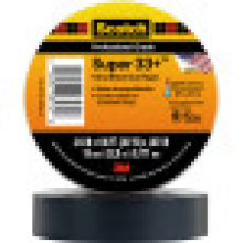 3M 7000057831 - Scotch® Super 33+ Vinyl Electrical Tape, 3/4 in x 36 yd, Black, 48 rolls/Case