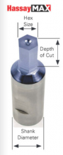 Pilot Precision 66564 - M - Hexagonal Rotary Punch Broaches MAX