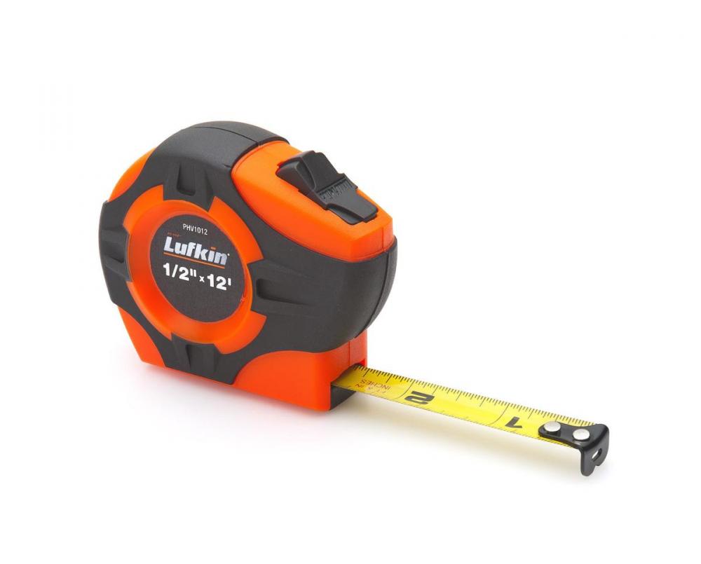 TAPE,1/2&#34;X12&#39;,HI-VIZ ORANGE