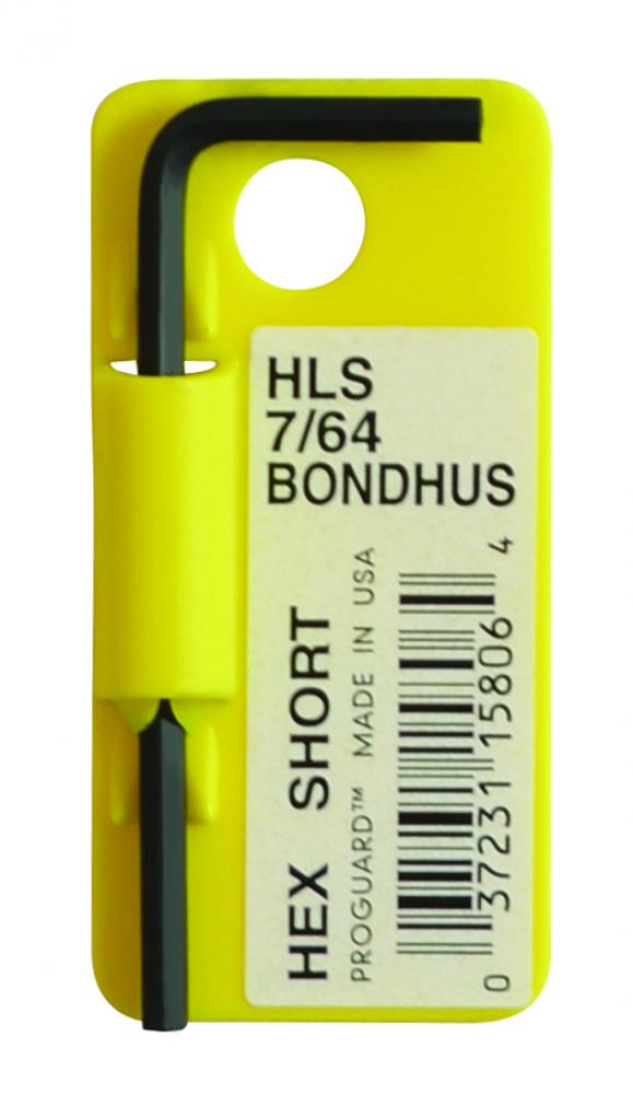 3/32&#34; Hex L-wrench - Short - Tagged & Barcoded