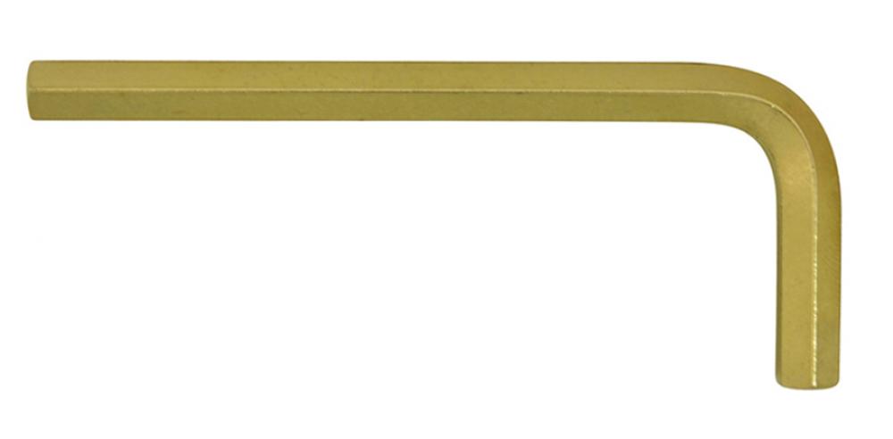 8mm GoldGuard Plated Hex L-wrench - Short - Bulk