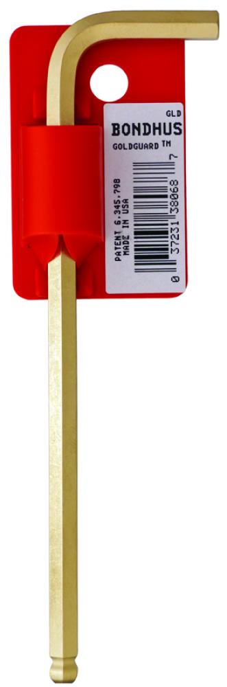 10mm GoldGuard Plated Ball End L-wrench     Tagged/Barcoded