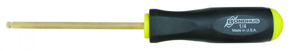 3/16&#34; GoldGuard Plated Ball End Screwdriver