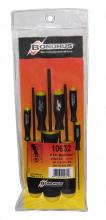 Bondhus 10632 - Set 8 Ball End Screwdrivers .050-5/32"