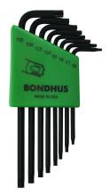 Bondhus 32434 - Set 8 Tamper Resistant TorxÂ® L-wrenches - TR9-TR40