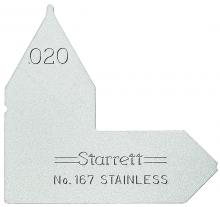 LS Starrett 167-020 - RADIUS GAGE, .020"