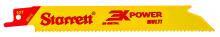 LS Starrett B610-5 - 3X POWER - Multi-Purpose Bi-Metal, Reciprocating Blades, 6" x 3/4 x .035 x 10 Tpi, Straight Shap