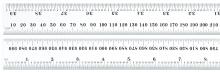 LS Starrett C636-1000 - STEEL RULE, SPRING-TEMPERED, 1000mm, #36 GRADS