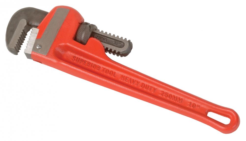 10 in. Heavy-Duty Cast-Iron Handled Pipe Wrench