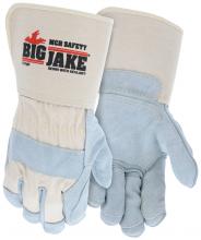 MCR Safety 1716PXL - MCR Safety 1716PXL BigJake Dbl leather palm & fingers gaunt