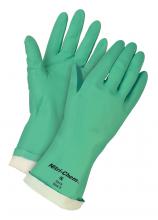 MCR Safety 5321 - MCR Safety 5321 Green Flocked Lined 15 Mil Nbr