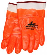 MCR Safety 6710FS - MCR Safety 6710FS Foam Orange Smooth Safety Cuff