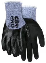 MCR Safety 92753XXL - MCR Safety 92753XXL 13 Ga Blue/White HPPE/Glass, Blk Nitrile