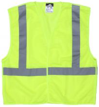 MCR Safety CL2MLXL - MCR Safety CL2MLXL Class 2, Tear-Away, Poly Safety Vest, 2