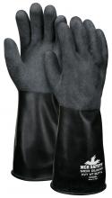 MCR Safety CP25RXL - MCR Safety CP25RXL Unsupported Butyl Glove,14", Rough Fin X