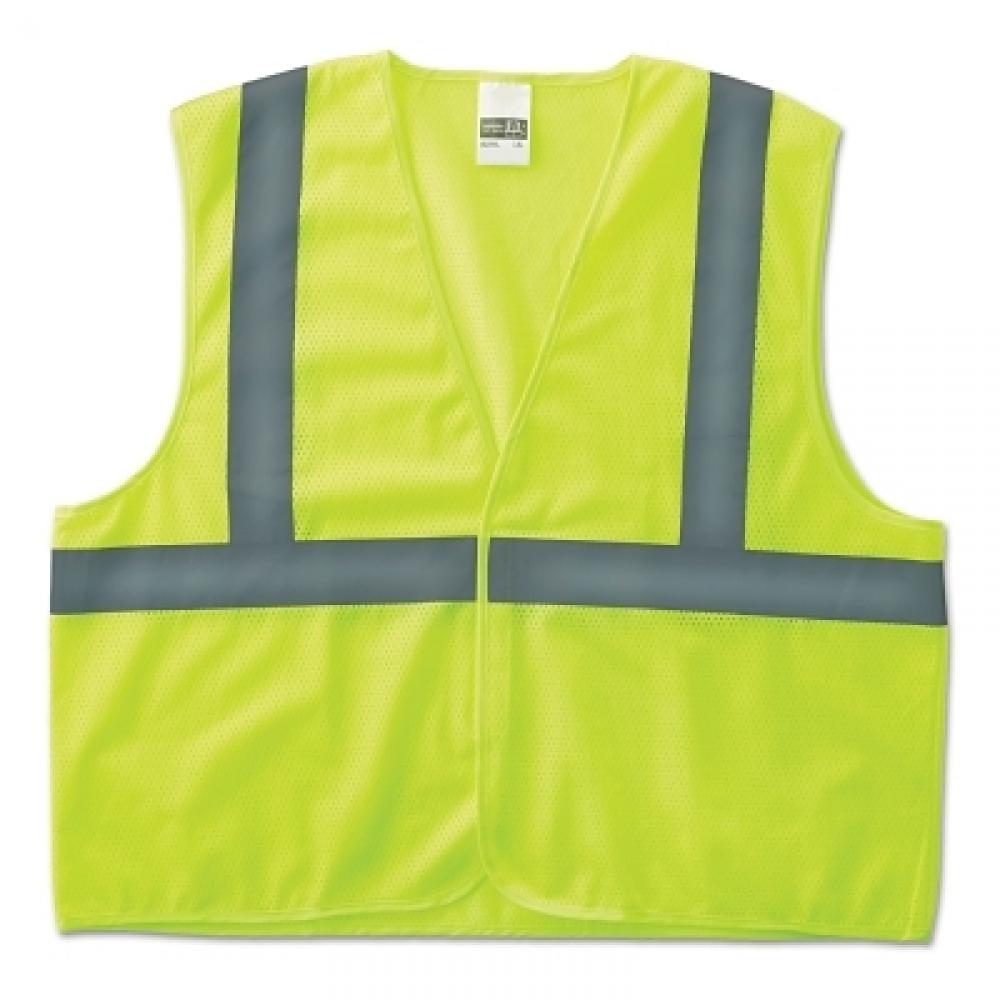 Anchor Brand Class 2 Economy Safety Vests with Hook and Loop Closure