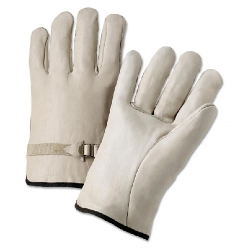 Anchor Brand Quality Grain Cowhide Leather Driver Gloves