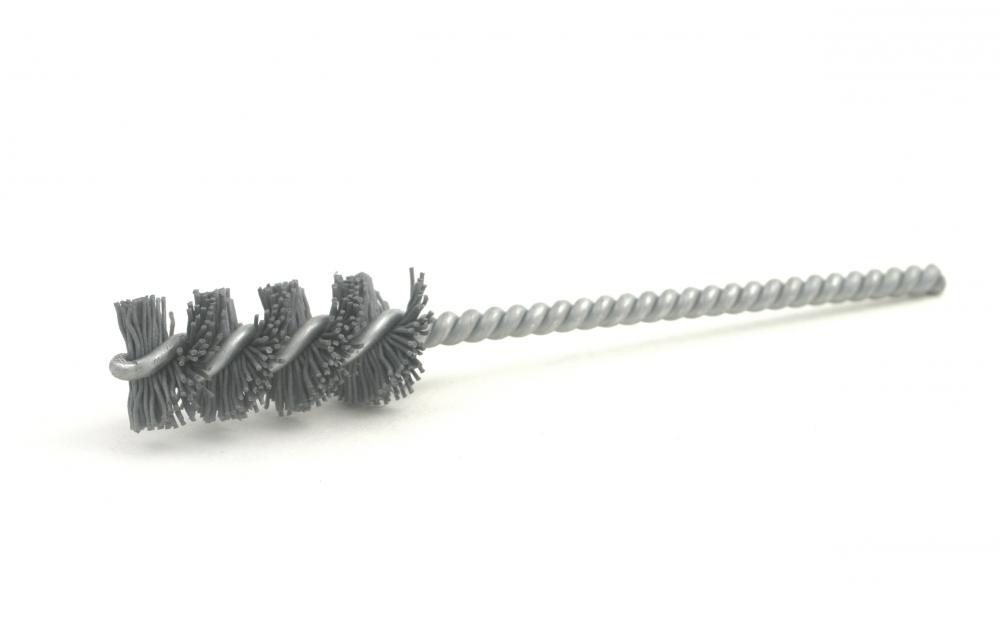 BRM 85AD125800 Abrasive Nylon Brush, For .125&#34; Bore Dia., 800CD, 1&#34; Brush Part, 4&#34; OAL