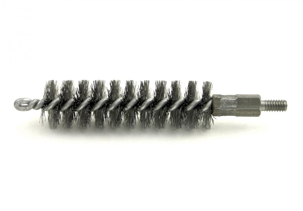 BRM 92S312 Flue Brush, .312&#34;  Brush Diameter, .004SS, 3&#34; OAL, 8-32 Threaded Adaptered Adapte