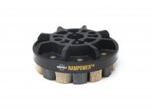 Brush Research Manufacturing ADD12518320 - NAMPOWER ADD12518320 Abrasive Disc Brush, Dot Style, 125mm Diameter, 18mm Trim,320 Grit