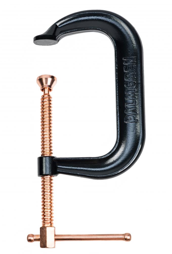 6&#34; Drop Forged Deep Throat C-Clamp W/ Copper Spind