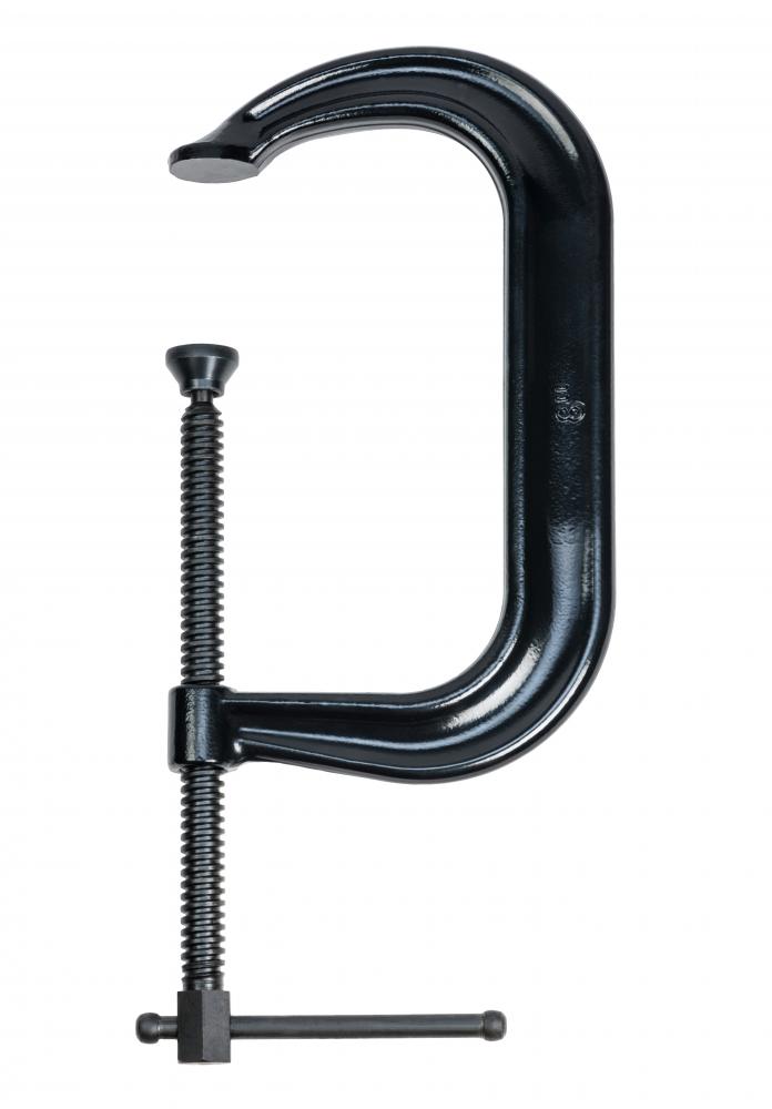 8&#34; Drop Forged Deep Throat C-Clamp W/ Black Oxide